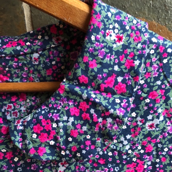 Sz M vintage Peter Pan collar maxi dress - Picture 3 of 7